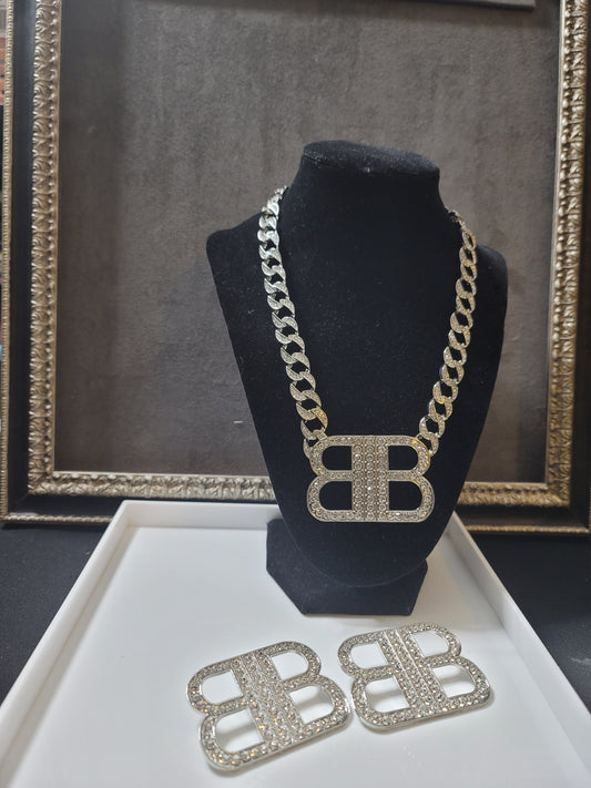 Bee Beautiful Logo Necklace Set